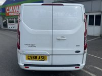 USED 2018 68 FORD TRANSIT CUSTOM 2.0 300 EcoBlue Limited Panel Van 5dr Diesel Manual L1 H1 Euro 6 (130 ps) This 2018 Ford Transit Custom 2.0 300 EcoBlue Limited L1 H1 Euro 6 5dr boasts a clear vehicle history, offering peace of mind for its next owner.  Powered by a 2.0 litre diesel engine, this Euro 6 compliant van is presented in the desirable 300 Limited trim.  Its provenance is further assured with a clean vehicle history check, making it a sound choice for any business. The Transit Custom is renowned for its practicality and this 300 Limited variant is no exception. Its Euro 6 engine.