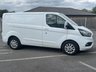 USED 2018 68 FORD TRANSIT CUSTOM 2.0 300 EcoBlue Limited Panel Van 5dr Diesel Manual L1 H1 Euro 6 (130 ps) This 2018 Ford Transit Custom 2.0 300 EcoBlue Limited L1 H1 Euro 6 5dr boasts a clear vehicle history, offering peace of mind for its next owner.  Powered by a 2.0 litre diesel engine, this Euro 6 compliant van is presented in the desirable 300 Limited trim.  Its provenance is further assured with a clean vehicle history check, making it a sound choice for any business. The Transit Custom is renowned for its practicality and this 300 Limited variant is no exception. Its Euro 6 engine.
