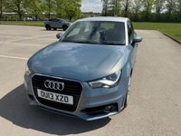 USED 2013 13 AUDI A1 1.6 TDI S line Sportback 5dr Diesel Manual Euro 5 (s/s) (105 ps) &pound;20 ROAD TAX, DAB, USB, CLEAN CAR
