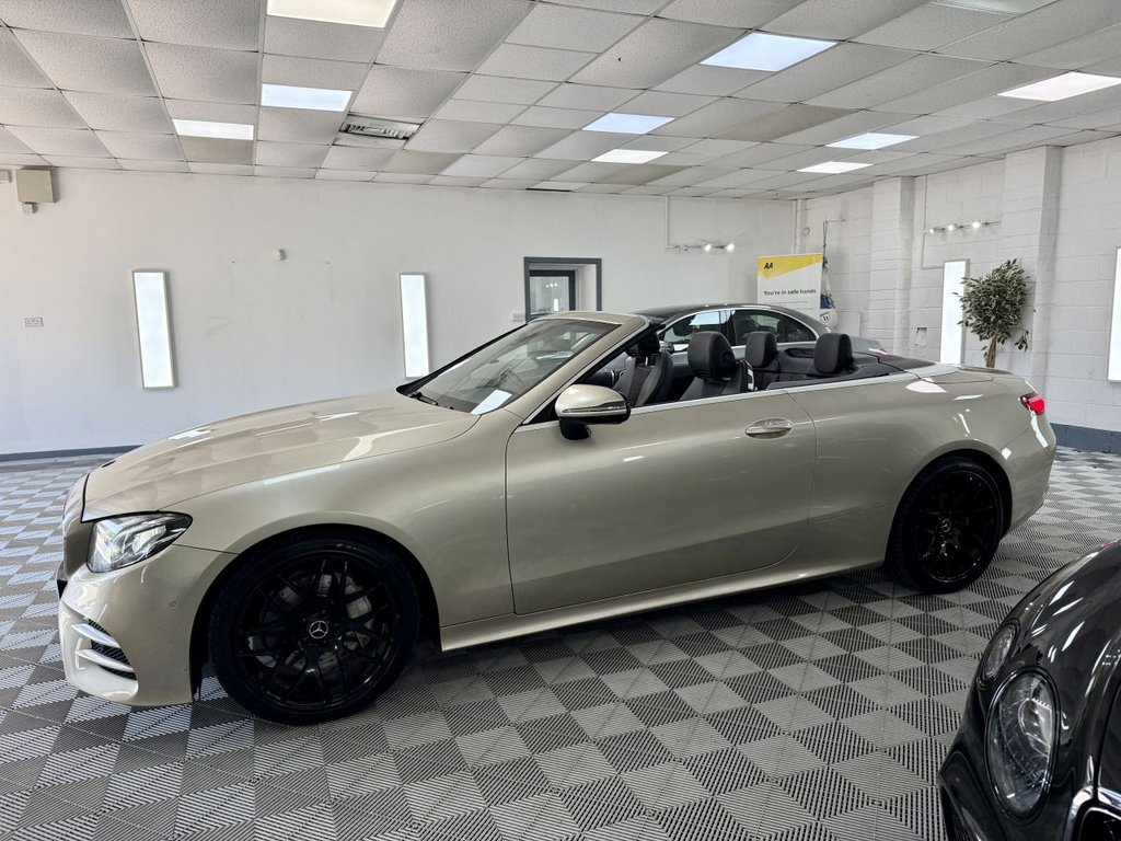 USED 2018 18 MERCEDES-BENZ E-CLASS 2.0 E220d AMG Line (Premium) Cabriolet 2dr Diesel G-Tronic+ Euro 6 (s/s) (194 ps) 