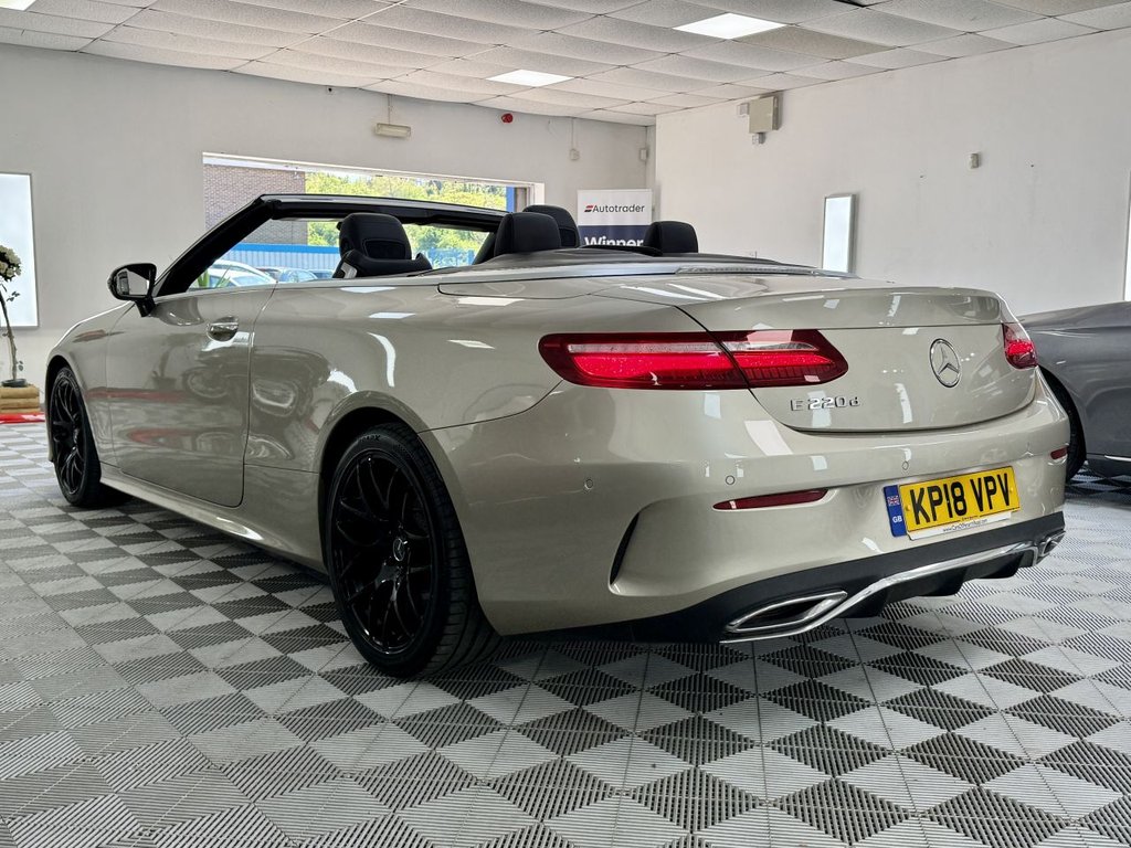 USED 2018 18 MERCEDES-BENZ E-CLASS 2.0 E220d AMG Line (Premium) Cabriolet 2dr Diesel G-Tronic+ Euro 6 (s/s) (194 ps) 