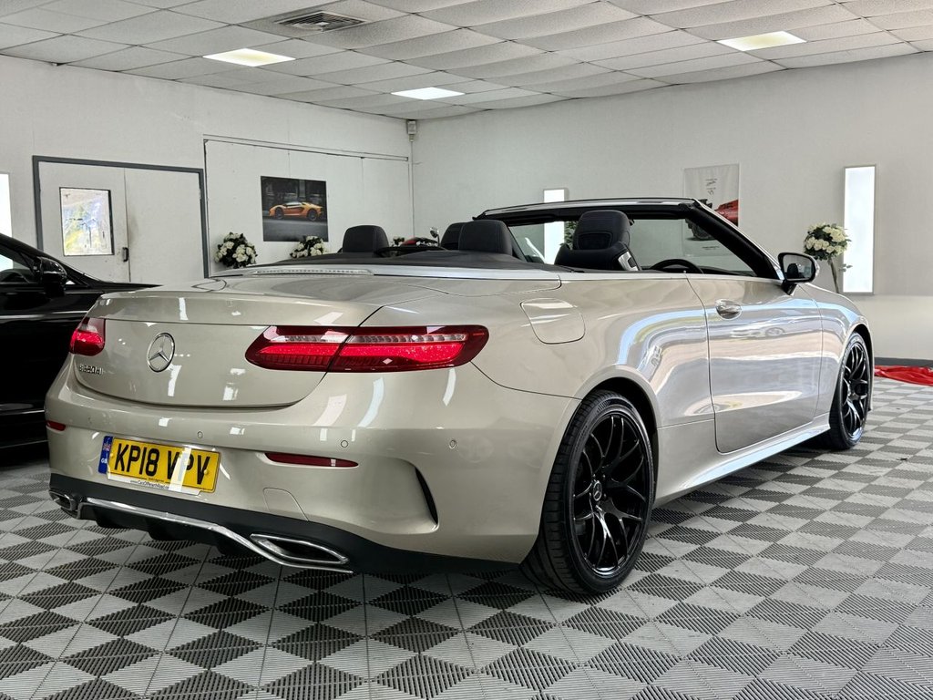 USED 2018 18 MERCEDES-BENZ E-CLASS 2.0 E220d AMG Line (Premium) Cabriolet 2dr Diesel G-Tronic+ Euro 6 (s/s) (194 ps) 