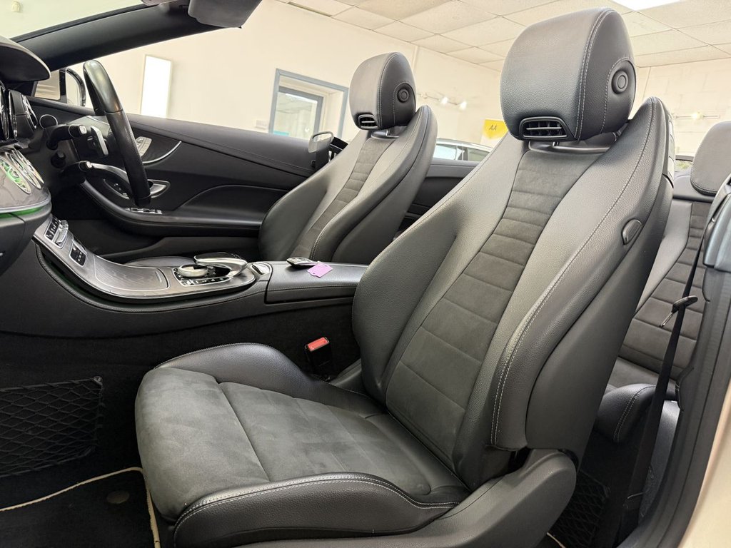 USED 2018 18 MERCEDES-BENZ E-CLASS 2.0 E220d AMG Line (Premium) Cabriolet 2dr Diesel G-Tronic+ Euro 6 (s/s) (194 ps) 