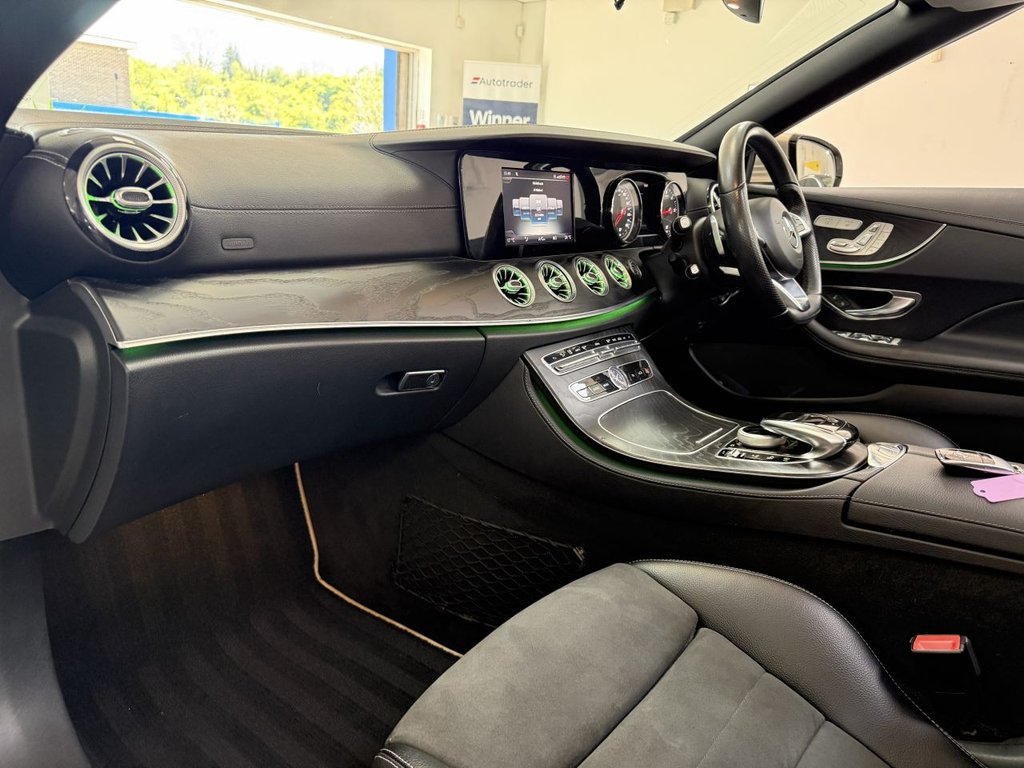 USED 2018 18 MERCEDES-BENZ E-CLASS 2.0 E220d AMG Line (Premium) Cabriolet 2dr Diesel G-Tronic+ Euro 6 (s/s) (194 ps) 
