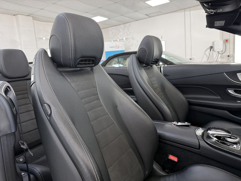 USED 2018 18 MERCEDES-BENZ E-CLASS 2.0 E220d AMG Line (Premium) Cabriolet 2dr Diesel G-Tronic+ Euro 6 (s/s) (194 ps) 
