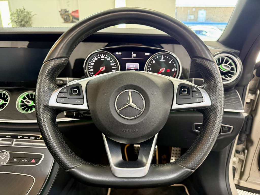 USED 2018 18 MERCEDES-BENZ E-CLASS 2.0 E220d AMG Line (Premium) Cabriolet 2dr Diesel G-Tronic+ Euro 6 (s/s) (194 ps) 