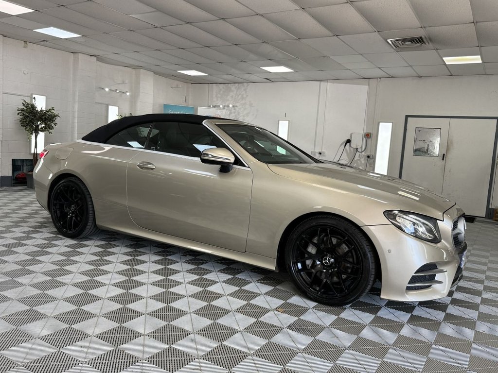 USED 2018 18 MERCEDES-BENZ E-CLASS 2.0 E220d AMG Line (Premium) Cabriolet 2dr Diesel G-Tronic+ Euro 6 (s/s) (194 ps) 