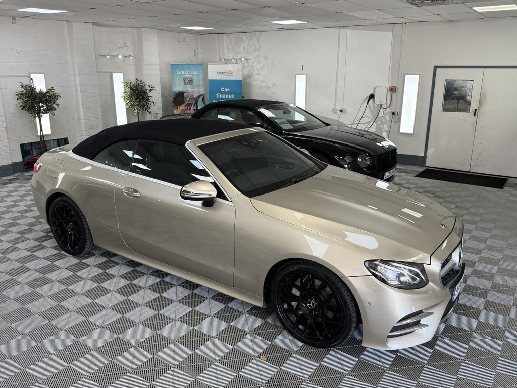 USED 2018 18 MERCEDES-BENZ E-CLASS 2.0 E220d AMG Line (Premium) Cabriolet 2dr Diesel G-Tronic+ Euro 6 (s/s) (194 ps) 