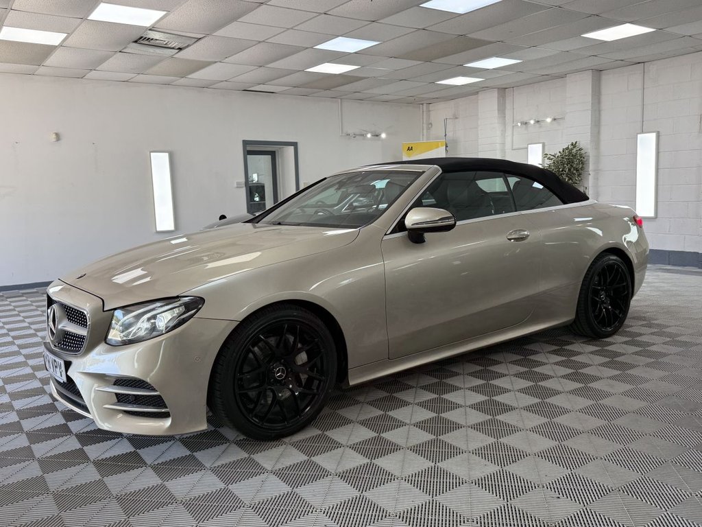 USED 2018 18 MERCEDES-BENZ E-CLASS 2.0 E220d AMG Line (Premium) Cabriolet 2dr Diesel G-Tronic+ Euro 6 (s/s) (194 ps) 