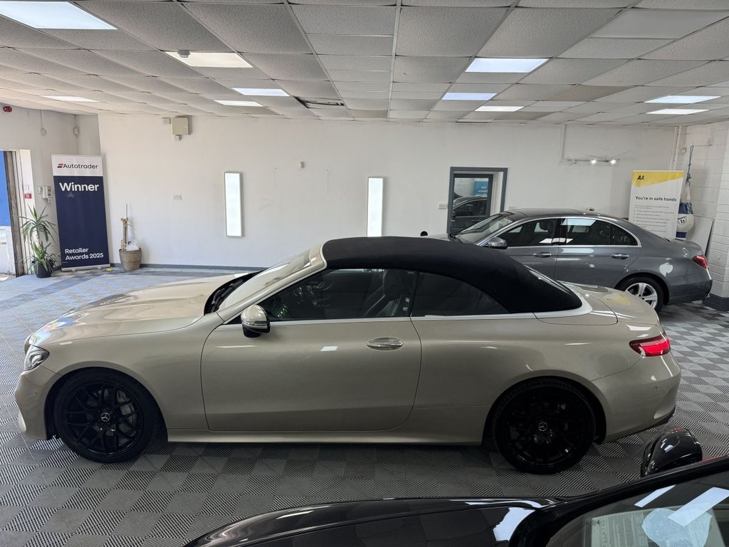 USED 2018 18 MERCEDES-BENZ E-CLASS 2.0 E220d AMG Line (Premium) Cabriolet 2dr Diesel G-Tronic+ Euro 6 (s/s) (194 ps) 