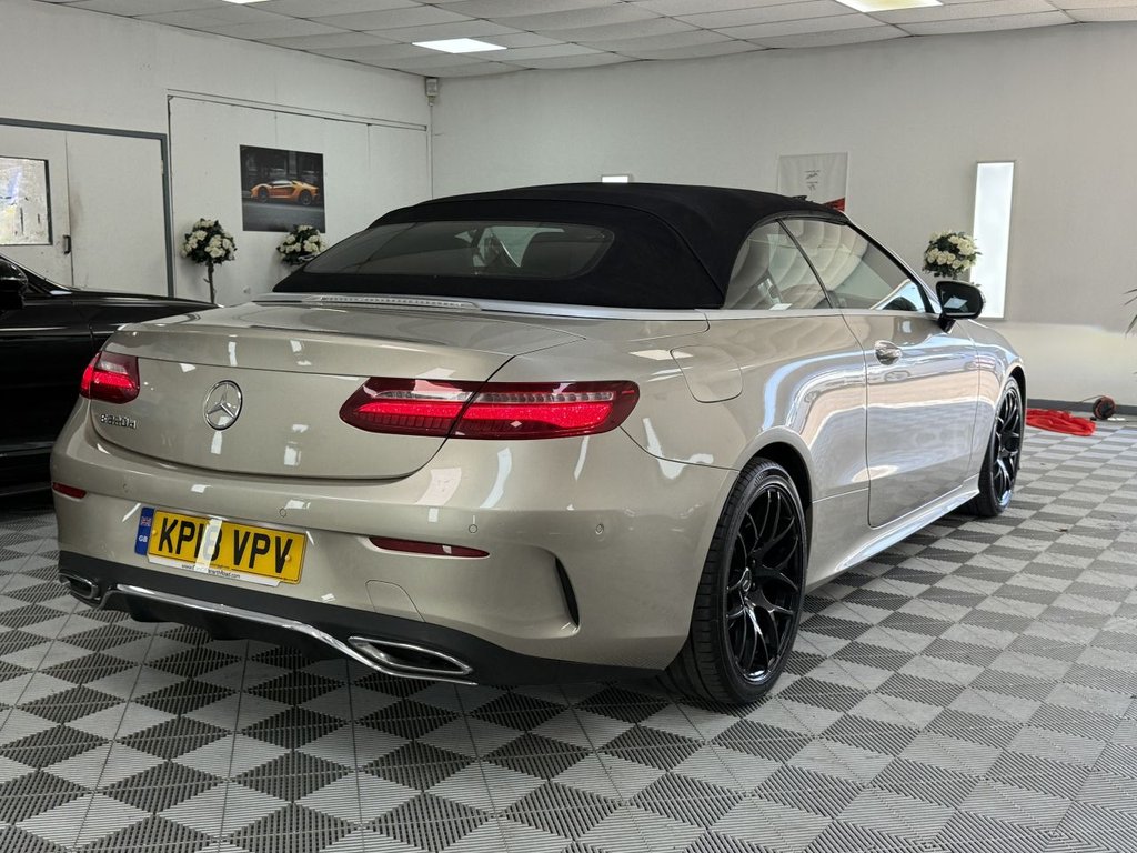 USED 2018 18 MERCEDES-BENZ E-CLASS 2.0 E220d AMG Line (Premium) Cabriolet 2dr Diesel G-Tronic+ Euro 6 (s/s) (194 ps) 