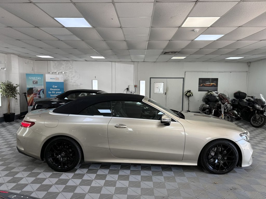 USED 2018 18 MERCEDES-BENZ E-CLASS 2.0 E220d AMG Line (Premium) Cabriolet 2dr Diesel G-Tronic+ Euro 6 (s/s) (194 ps) 