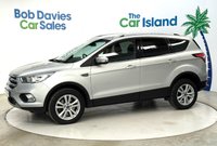 USED 2019 19 FORD KUGA 2.0 TDCi EcoBlue Zetec SUV 5dr Diesel Powershift Euro 6 (120 ps) AUTO 120BHP with Full Service History, Bluetooth Phone & Music, Privacy Glass & Parking Sensors, 48000 Miles & 17" Alloys