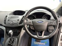USED 2019 19 FORD KUGA 2.0 TDCi EcoBlue Zetec SUV 5dr Diesel Powershift Euro 6 (120 ps) AUTO 120BHP with Full Service History, Bluetooth Phone & Music, Privacy Glass & Parking Sensors, 48000 Miles & 17" Alloys