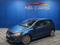 USED 2016 66 VOLKSWAGEN POLO 1.4 TSI BlueMotion Tech ACT BlueGT Hatchback 3dr Petrol DSG Euro 6 (s/s) (150 ps) 