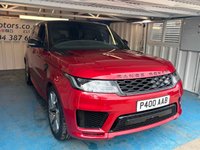 USED 2018 P LAND ROVER RANGE ROVER SPORT 2.0 P400e 13.1kWh GPF Autobiography Dynamic SUV 5dr Petrol Plug-in Hybrid Auto 4WD Euro 6 (s/s) (404 ps)+2 KEYS+2 FORMER KEEPERS+MEDIA+HISTORY+2 CABLES+PANO SUNROOF+NAV+PRIVATE PLATE WITH CAR+REAR ENTERTAINMENT+PRIVACY+CLIMATE+PARK CONTROL WITH CAMERA+FULL LEATHER SEATS+MEDIA+BLUETOOTH+DIGITAL DASH+21