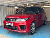 USED 2018 P LAND ROVER RANGE ROVER SPORT 2.0 P400e 13.1kWh GPF Autobiography Dynamic SUV 5dr Petrol Plug-in Hybrid Auto 4WD Euro 6 (s/s) (404 ps)+2 KEYS+2 FORMER KEEPERS+MEDIA+HISTORY+2 CABLES+PANO SUNROOF+NAV+PRIVATE PLATE WITH CAR+REAR ENTERTAINMENT+PRIVACY+CLIMATE+PARK CONTROL WITH CAMERA+FULL LEATHER SEATS+MEDIA+BLUETOOTH+DIGITAL DASH+21