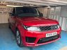 USED 2018 P LAND ROVER RANGE ROVER SPORT 2.0 P400e 13.1kWh GPF Autobiography Dynamic SUV 5dr Petrol Plug-in Hybrid Auto 4WD Euro 6 (s/s) (404 ps)+2 KEYS+2 FORMER KEEPERS+MEDIA+HISTORY+2 CABLES+PANO SUNROOF+NAV+PRIVATE PLATE WITH CAR+REAR ENTERTAINMENT+PRIVACY+CLIMATE+PARK CONTROL WITH CAMERA+FULL LEATHER SEATS+MEDIA+BLUETOOTH+DIGITAL DASH+21