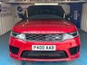 USED 2018 P LAND ROVER RANGE ROVER SPORT 2.0 P400e 13.1kWh GPF Autobiography Dynamic SUV 5dr Petrol Plug-in Hybrid Auto 4WD Euro 6 (s/s) (404 ps)+2 KEYS+2 FORMER KEEPERS+MEDIA+HISTORY+2 CABLES+PANO SUNROOF+NAV+PRIVATE PLATE WITH CAR+REAR ENTERTAINMENT+PRIVACY+CLIMATE+PARK CONTROL WITH CAMERA+FULL LEATHER SEATS+MEDIA+BLUETOOTH+DIGITAL DASH+21