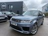 USED 2018 68 LAND ROVER RANGE ROVER SPORT 2.0 P400e 13.1kWh GPF Autobiography Dynamic SUV 5dr Petrol Plug-in Hybrid Auto 4WD Euro 6-2 OWNERS FROM NEW FINISHED IN BYRON BLUE WITH BLUE AND BLACK LEATHER UPHOLSTERY-SLIDING PANORAMIC GLASS SUNROOF-MERIDIAN SOUND-HEATED AND COOLED FRONT SEATS-HEATED STEERING WHEEL-HEATED REAR SEATS-BLUETOOTH-CRUISE CONTROL-SATNAV-REVERSE CAMERA-DAB RADIO-ELECTRIC FOLDING MIRRORS-ELECTRIC MEMORY SEAT-DUAL ZONE CLIMATE CONTROL 