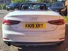 USED 2018 18 AUDI A5 CABRIOLET 2.0 TFSI S line Convertible 2dr Petrol S Tronic Euro 6 (s/s) (190 ps) SAT NAV - HEATED LEATHER