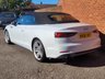 USED 2018 18 AUDI A5 CABRIOLET 2.0 TFSI S line Convertible 2dr Petrol S Tronic Euro 6 (s/s) (190 ps) SAT NAV - HEATED LEATHER