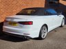 USED 2018 18 AUDI A5 CABRIOLET 2.0 TFSI S line Convertible 2dr Petrol S Tronic Euro 6 (s/s) (190 ps) SAT NAV - HEATED LEATHER