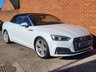 USED 2018 18 AUDI A5 CABRIOLET 2.0 TFSI S line Convertible 2dr Petrol S Tronic Euro 6 (s/s) (190 ps) SAT NAV - HEATED LEATHER
