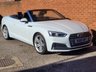 USED 2018 18 AUDI A5 CABRIOLET 2.0 TFSI S line Convertible 2dr Petrol S Tronic Euro 6 (s/s) (190 ps) SAT NAV - HEATED LEATHER