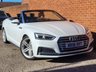 USED 2018 18 AUDI A5 CABRIOLET 2.0 TFSI S line Convertible 2dr Petrol S Tronic Euro 6 (s/s) (190 ps) SAT NAV - HEATED LEATHER