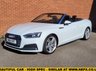 USED 2018 18 AUDI A5 CABRIOLET 2.0 TFSI S line Convertible 2dr Petrol S Tronic Euro 6 (s/s) (190 ps) SAT NAV - HEATED LEATHER