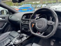 USED 2016 16 AUDI A5 2.0 TDI Black Edition Plus Sportback 5dr Diesel Manual Euro 6 (s/s) (190 ps) PANROOF + B&O SOUND + SAT NAV