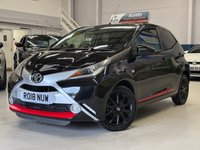 USED 2018 18 TOYOTA AYGO 1.0 VVT-i x-press Hatchback 5 Door Petrol Manual Black Euro 6  REVERSE CAM+PRIV GLASS+AUX