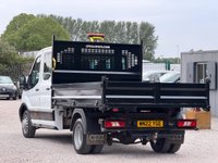 USED 2022 22 FORD TRANSIT 2.0 350 EcoBlue Leader Tipper Double Cab 4dr Diesel Manual RWD L3 Euro 6 (s/s) (130 ps) **FSH*1 OWNER*TIPPER*7 SEATS**
