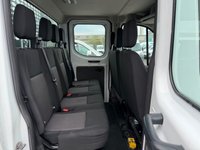 USED 2022 22 FORD TRANSIT 2.0 350 EcoBlue Leader Tipper Double Cab 4dr Diesel Manual RWD L3 Euro 6 (s/s) (130 ps) **FSH*1 OWNER*TIPPER*7 SEATS**