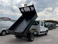 USED 2022 22 FORD TRANSIT 2.0 350 EcoBlue Leader Tipper Double Cab 4dr Diesel Manual RWD L3 Euro 6 (s/s) (130 ps) **FSH*1 OWNER*TIPPER*7 SEATS**