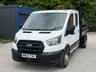 USED 2022 22 FORD TRANSIT 2.0 350 EcoBlue Leader Tipper Double Cab 4dr Diesel Manual RWD L3 Euro 6 (s/s) (130 ps) **FSH*1 OWNER*TIPPER*7 SEATS**