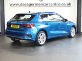 USED 2021 21 AUDI A3 1.0 TFSI 30 Sport Sportback 5dr Petrol S Tronic Euro 6 (s/s) (110 ps) HIGH QUALITY AUDI - 1 OWNER FROM NEW, COMES WITH A FULL AUDI MAIN DEALER SERVICE HISTORY + VIRTUAL COCKPIT DIGITAL DASH DISPLAY +  SATELLITE NAVIGATION + APPLE CARPLAY / ANDROID AUTO + BLUETOOTH PHONE AND MEDIA CONNECTIVITY + APPS CONTROL + IN CAR ENTERTAINMENT WITH TOUCH SCREEN MEDIA DISPLAY + AUTOMATIC LED HEADLIGHTS + LANE ASSIST + DAB DIGITAL RADIO + DUAL ZONE CLIMATE CONTROL + AIR CONDITIONING + ECO STOP/START SYSTEM + SELECTABLE DRIVING MODES + PARKING SENSORS + 17 INCH ALLOY WHEELS