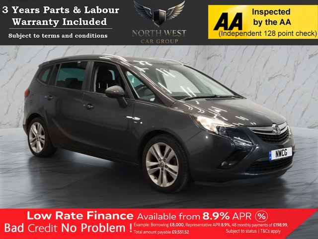 View our Vauxhall Zafira Tourer range