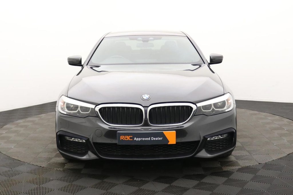 USED 2018 18 BMW 5 SERIES 2.0 520i GPF M Sport Saloon 4dr Petrol Auto Euro 6 (s/s) (184 ps) Sat Nav, Full Leather, Cruise
