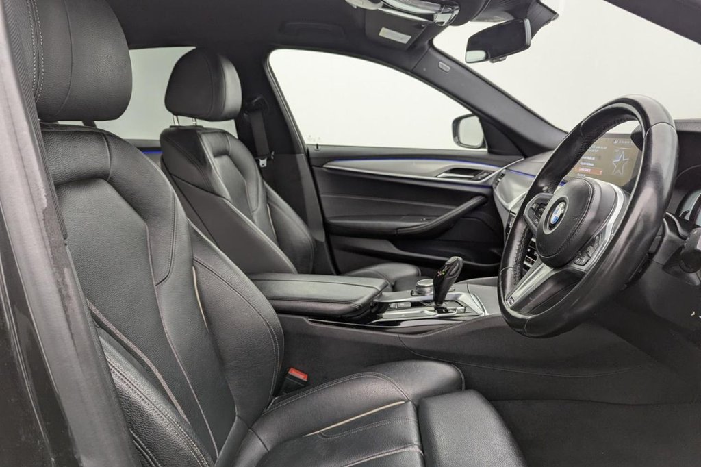 USED 2018 18 BMW 5 SERIES 2.0 520i GPF M Sport Saloon 4dr Petrol Auto Euro 6 (s/s) (184 ps) Sat Nav, Full Leather, Cruise