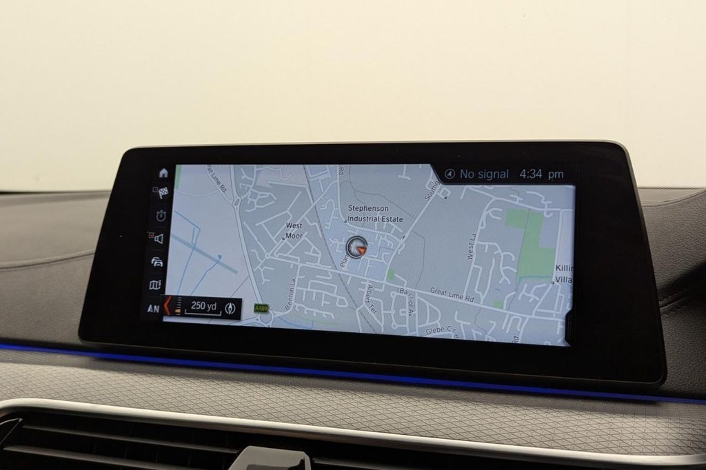 USED 2018 18 BMW 5 SERIES 2.0 520i GPF M Sport Saloon 4dr Petrol Auto Euro 6 (s/s) (184 ps) Sat Nav, Full Leather, Cruise