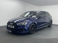 USED 2019 68 AUDI S3 2.0 TFSI Black Edition Sportback 5dr Petrol S Tronic quattro Euro 6 (s/s) (300 ps) FULL SERVICE HISTORY + SAT NAV