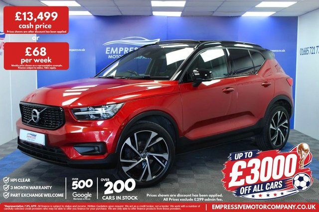 View our Volvo Xc40 2.0 D3 R-Design Pro SUV 5dr Diesel Manual Euro 6 (s/s) (150 ps)