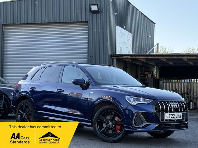 View our Audi Q3 2.0 TFSI 40 S line SUV 5dr Petrol S Tronic quattro Euro 6 (s/s) (190 ps)