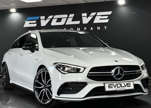 View our Mercedes-Benz Cla 2.0 CLA35 AMG (Premium) Shooting Brake 5dr Petrol 7G-DCT 4MATIC Euro 6 (s/s) (306 ps)