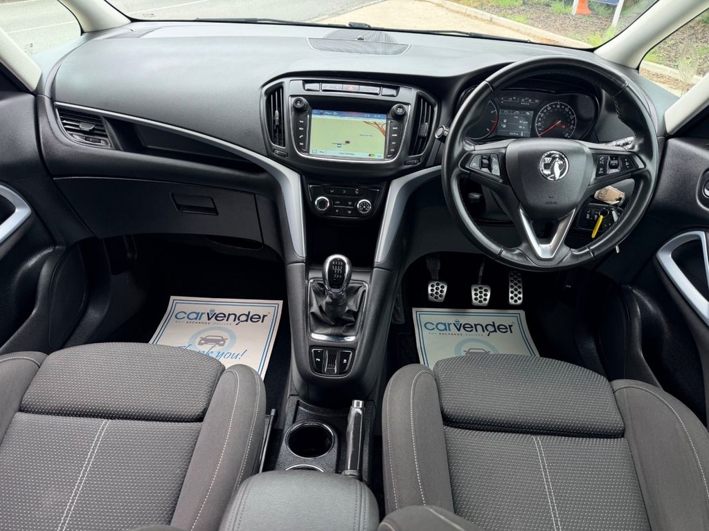 USED 2017 17 VAUXHALL ZAFIRA TOURER 1.4i Turbo SRi Nav MPV 5dr Petrol Manual Euro 6 (140 ps) 8 Services|2 Owners|SatNav|Cruise|