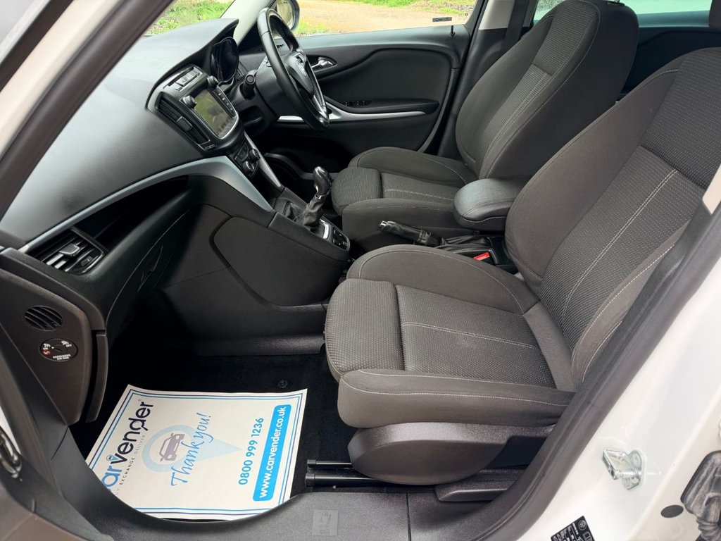 USED 2017 17 VAUXHALL ZAFIRA TOURER 1.4i Turbo SRi Nav MPV 5dr Petrol Manual Euro 6 (140 ps) 8 Services|2 Owners|SatNav|Cruise|