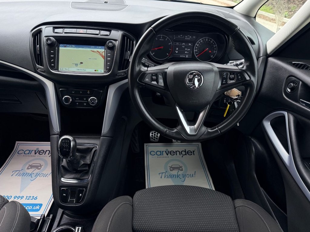 USED 2017 17 VAUXHALL ZAFIRA TOURER 1.4i Turbo SRi Nav MPV 5dr Petrol Manual Euro 6 (140 ps) 8 Services|2 Owners|SatNav|Cruise|