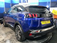 USED 2020 69 PEUGEOT 3008 1.2 PureTech GT Line Premium SUV 5dr Petrol Manual Euro 6 (s/s) (130 ps) A stunning example of this very highly prized family Ulez compliant Suv finished in Magnetic Blue complimented with 19" Dimond cut alloys .This vehicle comes with full service history inc new wet belt fitted ,it comes equipped with panoramic glass roof with sunroof  ,full electric tailgate ,part leather heated full memory electric seats with massaging facility ,cruise control and speed limiter ,touch screen satellite navigation ,keyless entry and go ,front and rear parking sensors with reverse c